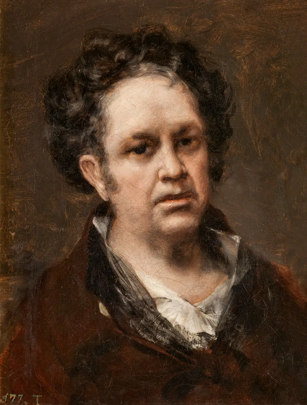 Self Portrait, 1815 in Detail Francisco de Goya